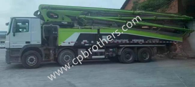 2019 Zoomlion 63m Used Concrete Pump Truck Mercedes Benz