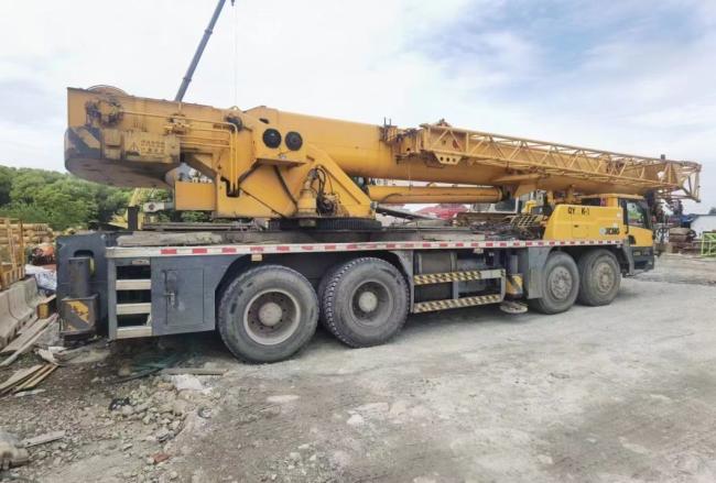 Construction Company Mobile Crane 2014 Used Truck Crane 70ton Hydraulic Hoist Crane Lifting Equipment