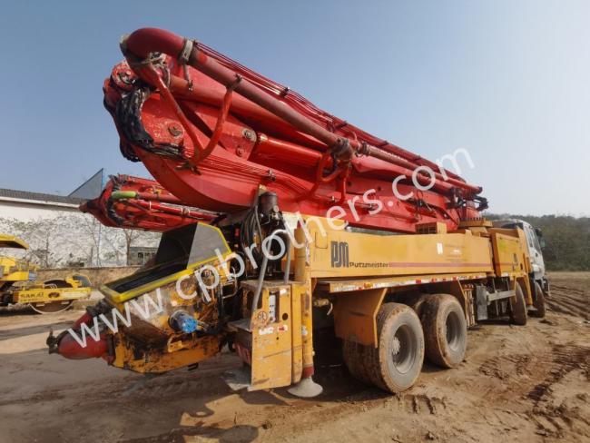 2013 Putzmeister 46m Truck Mounted Concrete Pump Recent Concrete Pump