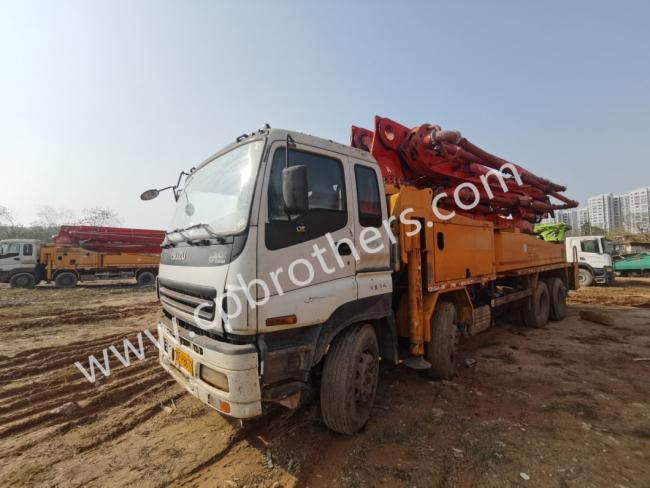 Putzmeister 46m Truck Mounted Concrete Pump Truck Mounted Pump Contractor