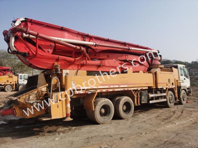 Putzmeister 46m Truck Mounted Concrete Pump Truck Mounted Pump Contractor