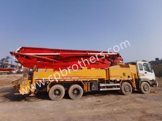 Putzmeister 46m Truck Mounted Concrete Pump Truck Mounted Pump Contractor