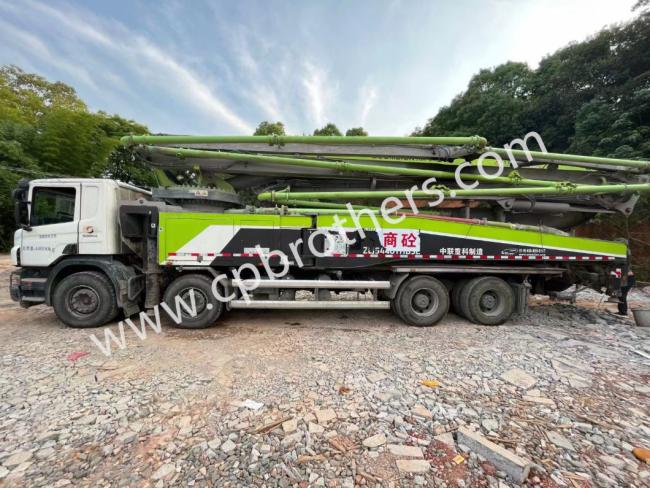 2018 Zoomlion 56m Truck Mounted Concrete Boom Pump for Sale