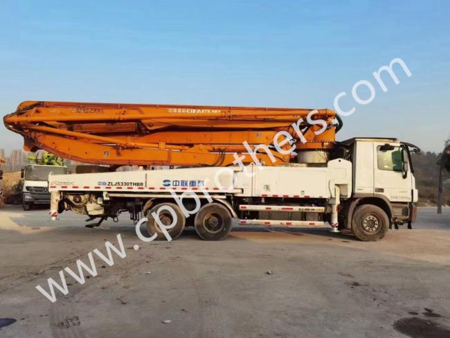 2015 Zoomlion 47m Concrete Boom Pump Concrete Pump Truck