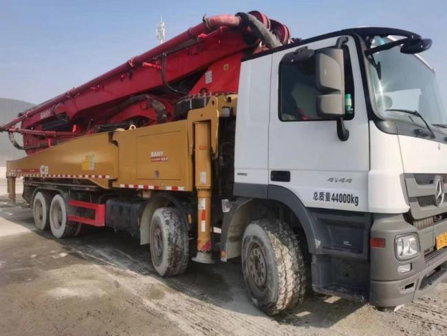 2019 56m Sy Concrete Pump on MB Truck Concrete Boom Pump Used Heavy Equipment