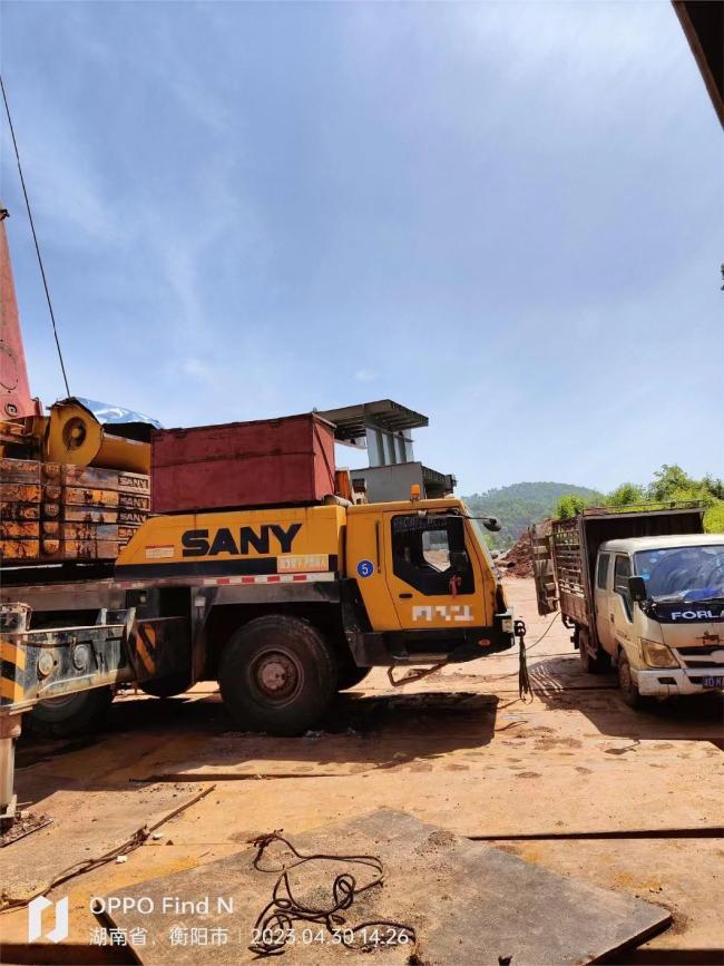 Big Construction Project 220t All Terrain Crane Mobile Crane Used Heavy Equipments
