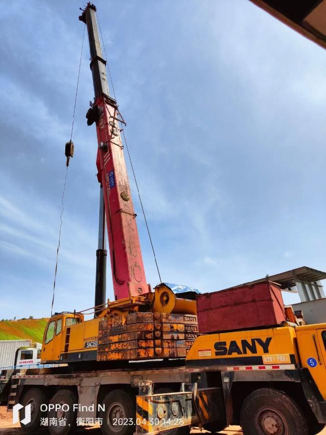 Big Construction Project 220t All Terrain Crane Mobile Crane Used Heavy Equipments