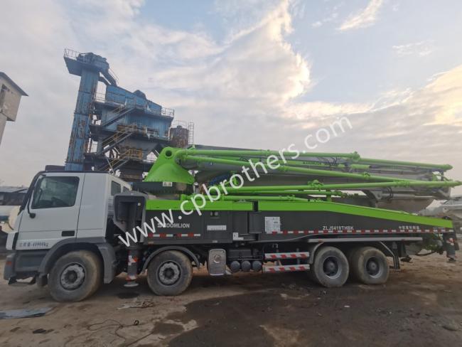 Mercedes Benz Used Concrete Construction Equipment Concrete Pump Truck