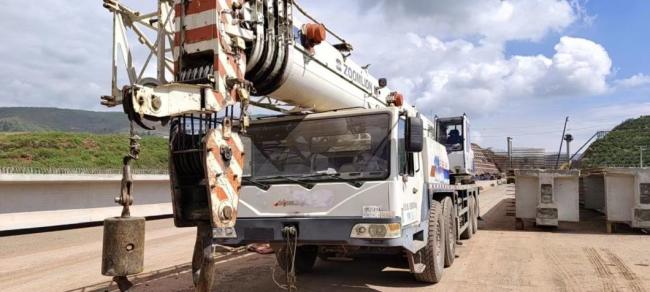 2013 Zoomlion 80V Good Mobile Crane 80t Truck Crane Used Hydraulic Crane for Sale at Very Low Price