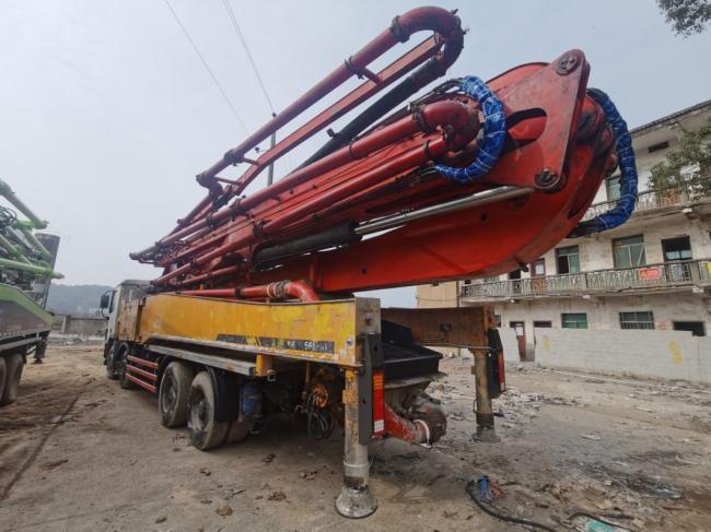 2014 Used Concrete Boom Pump 52m with Mercedes Benz