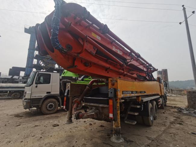 2014 Used Concrete Boom Pump 52m with Mercedes Benz