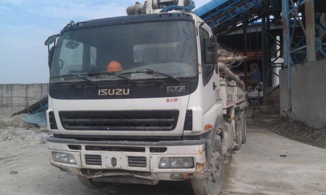 Zoomlion 37m 2007 Used Concrete Pump Truck Mounted Pump