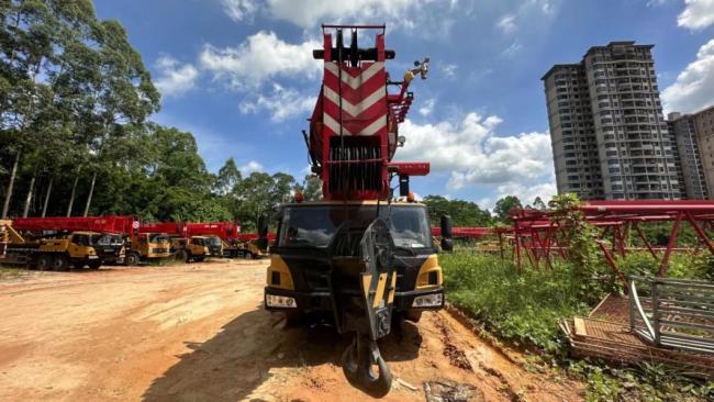 World Famous Brand 2018 100t Mobile Crane Truck Crane Hydraulic Crane Import Engine on Good Original Condition Factory Directly Sell