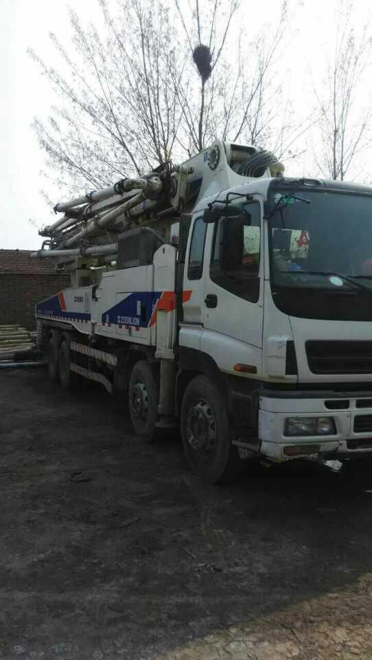 2013 Zoomlion 52m Used Concrete Pump Truck Concrete Boom Pump