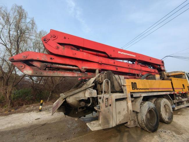 2007 38m Pm Concrete Pump Truck Concrete Boom Pump Used Heavy Equipment