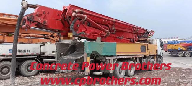 2014 Putzmeister 56m Concrete Pump on Benz Mercedes Chasssis Good Original Condition