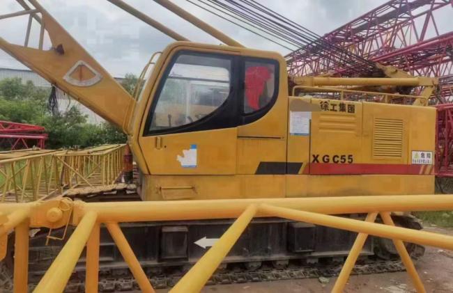 Offer for Sale in 2013 Xg 55 Tons Hook Two Cranes Used Truck Crane Equipment