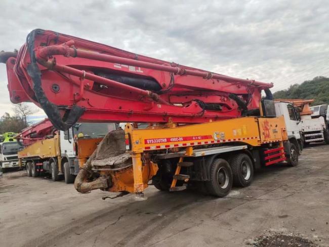 2013 Suny 49m Truck Mounted Concrete Pump on Benz