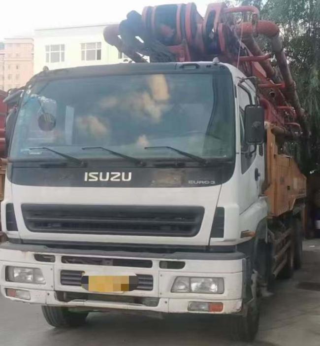 2012 Suny 46m Truck Pump on Isuz