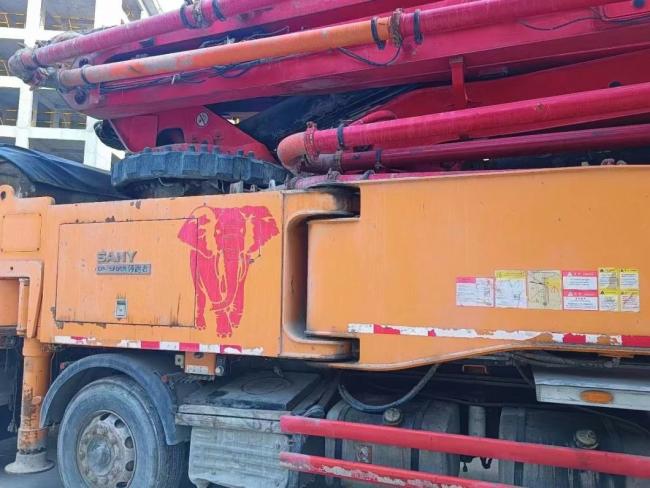 Perfert Original Paints 2014 San Y 56m Concrete Pump on Japanese Chassis