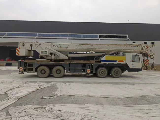 The Largest 55 Tons of Second-Hand Truck Crane in 12 Years, The Company Has Newly Recovered The Inventory, and The Vehicle Is in Good Condition