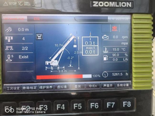 18 Years Zoomlion 25 Tons of Truck Crane National V Emissions