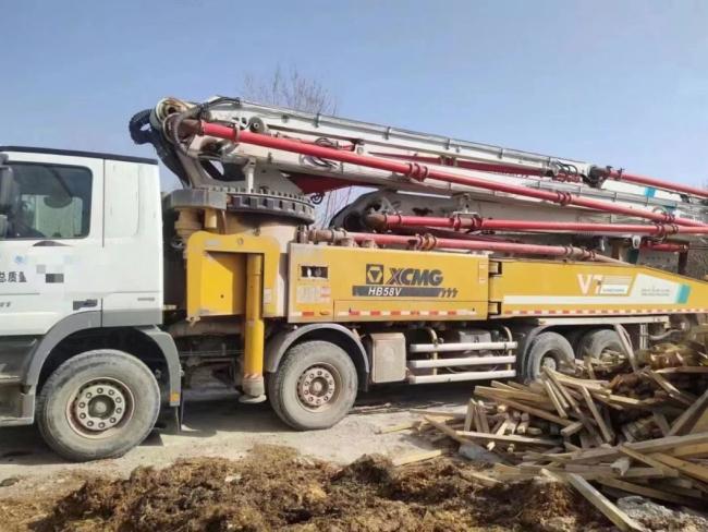 2019 Xc 58m Concrete Pump on Benz Truck Concrete Boom Pump Used Heavy Equipment