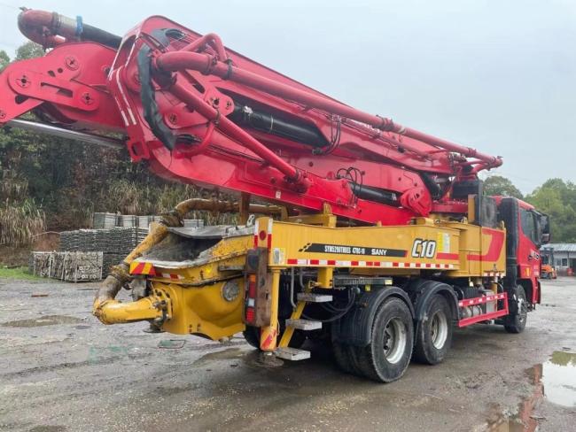 2021 Used Construction Equipment Truck Mounted Pump Concrete Mixer