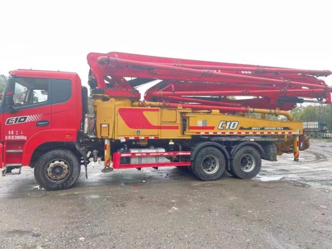 Perfect Original Condition 2021 Model 43m Price Concrete Pump Truck Machine for Sale