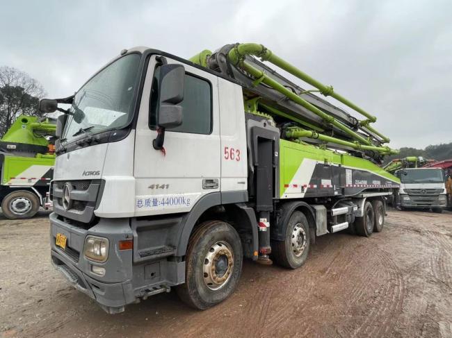 Cost Price 2018 Zoomlion Good Condition Mounted Pump Concrete Pump Factory Low Price