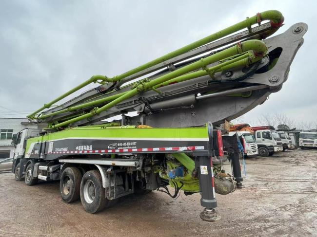 56m Mounted Concrete Boom Pump Truck for Sale From China Factory Supplier, Factory Price Top Brand 36m 37m 42m 47m 48m 49m 52m 53m 56m 58m 63m Concrete Pump