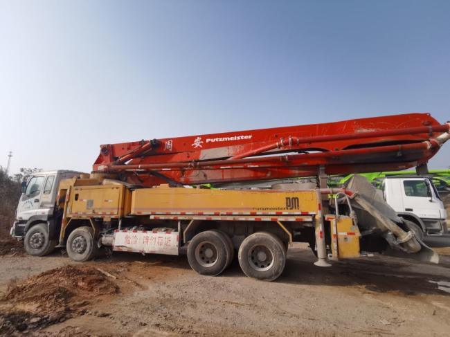 Putzmeister 42m Concrete Equipment Concrete Boom Beton Pumper Machine Used Concrete Pump Factory Price