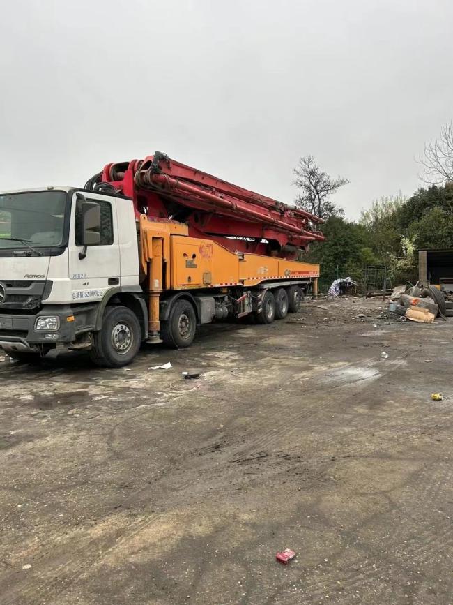 Good Original Condition 2013 San Y 62m Concrete Pump Used Heavy Equipment Construction Machinery Batching Plant