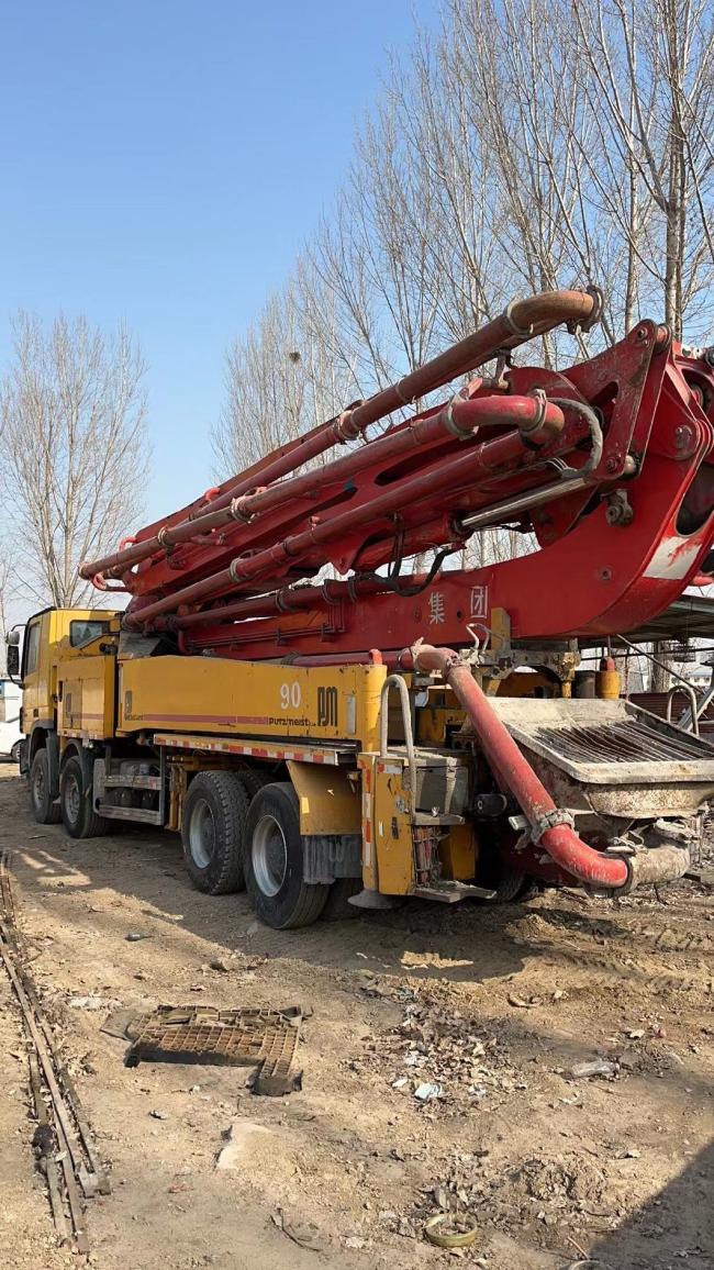 Stock 2006 Putzmeister 46m Used Concrete Pump Truck Mounted Pump Heavy Equipments Factory Price