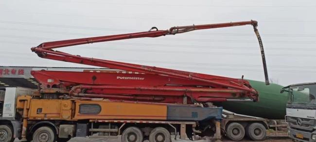 Most Popular Brand Truck Pump 56m Hydraulic Truck Mounted Concrete Mixer Pump Factory Price