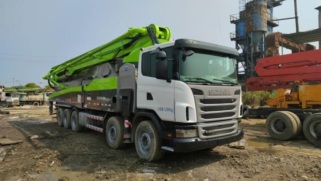 Zoomlion 63m Concrete Equipment Concrete Placing Boom Beton Pumping Machine Used Truck Mounted Concrete Pump