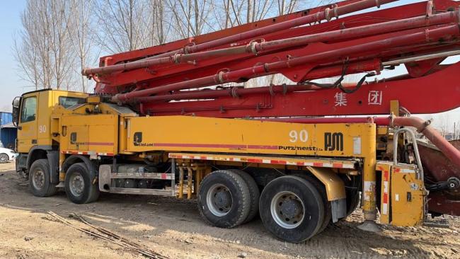Perfect Condition 2006 Putzmeister 46m Concrete Equipment Concrete Placing Boom Pumping Machine Truck Mounted Concrete Pump