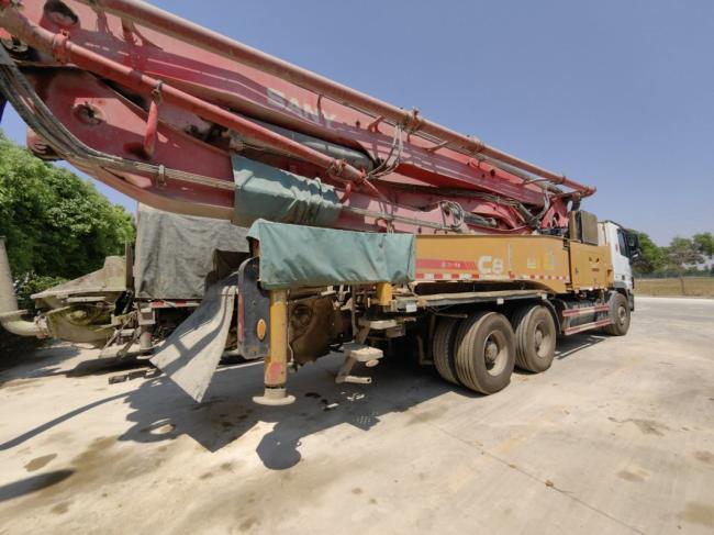 2018 Used Concrete Boom Pumpo Truck 49m with Mercedes Benz Chassis Zoomlion Putzmeister Pump
