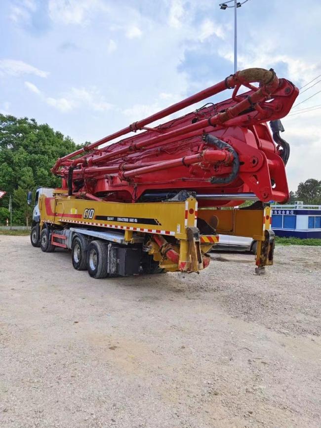 Perfect Original Condition 62m with 4 Axles Used Concrete Pump Truck Construction Machine