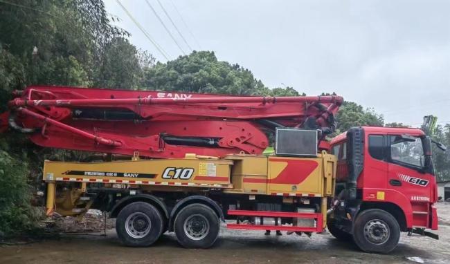 Popular Model Good Original Condition 2021 Sy 43m Concrete Pump Ready Mix Batching Plant Boom Pump for Sale