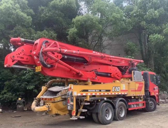 Popular Model Good Original Condition 2021 Sy 43m Concrete Pump Ready Mix Batching Plant Boom Pump for Sale