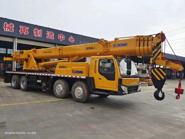 in 2012, Xc Mg Mobile Truck Crane 50 Tons, Good Condition