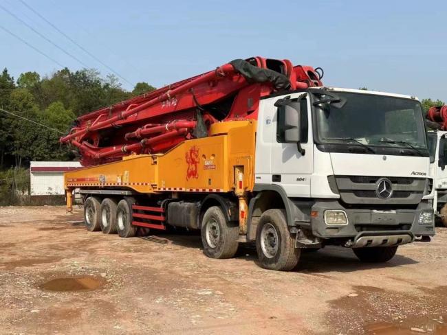 62m Putzmeister 2013 Zoomlion Sy Concrete Pump Truck Concrete Batching Plant Truck Mounted Pump