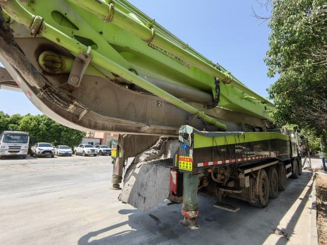 2021 Zoomlion 67m Used Concrete Pump Truck Concrete Boom Pump Truck Mounted Pump
