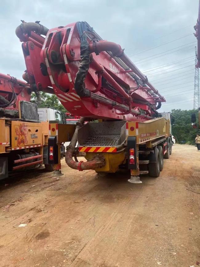 2019 Used 56m Concrete Boom Pump Truck Mounted Pump Heavy Equipment Concrete Mixer