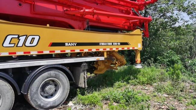 2021 Used Concrete Pump Truck 62m Concrete Mixing Plant Heavy Equipment Concrete Boom Pump