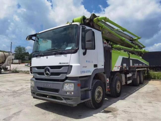 Heavy Equipment 2019 Zoomlion 56m Concrete Pump Truck Truck Mounted Pump Mercedes Benz