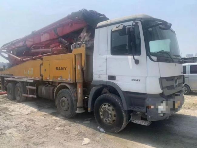 Heavy Equipment Concrete Boom Pump 46m Truck Mounted Pump Mercedes Benz Chassis