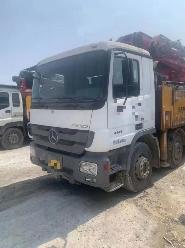 Heavy Equipment Concrete Boom Pump 46m Truck Mounted Pump Mercedes Benz Chassis
