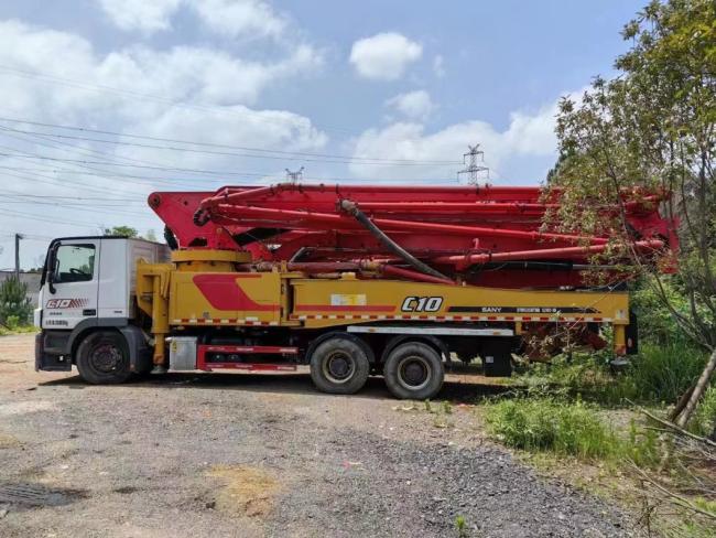 Construction Machine 52m Concrete Boom Pump Truck Mounted Pump Concrete Mixer Machine Mercedes Benz